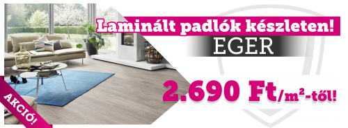 Eger! Laminált padlók készletről