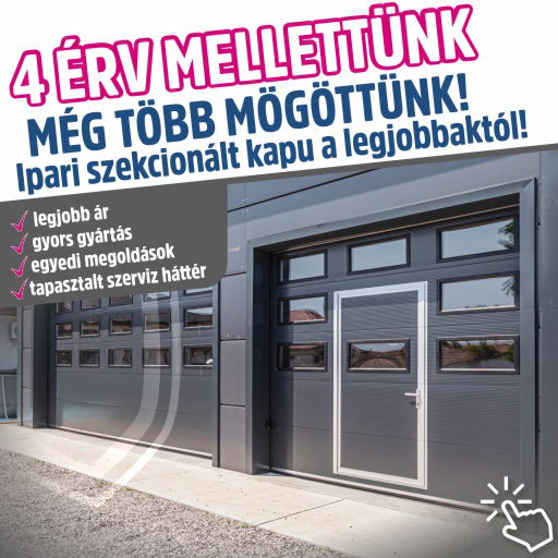 4 érv a JOLA ipari kapu mellett