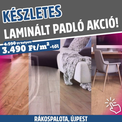 Készletes padló akció