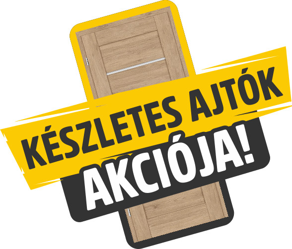Készletes ajtók akciója!