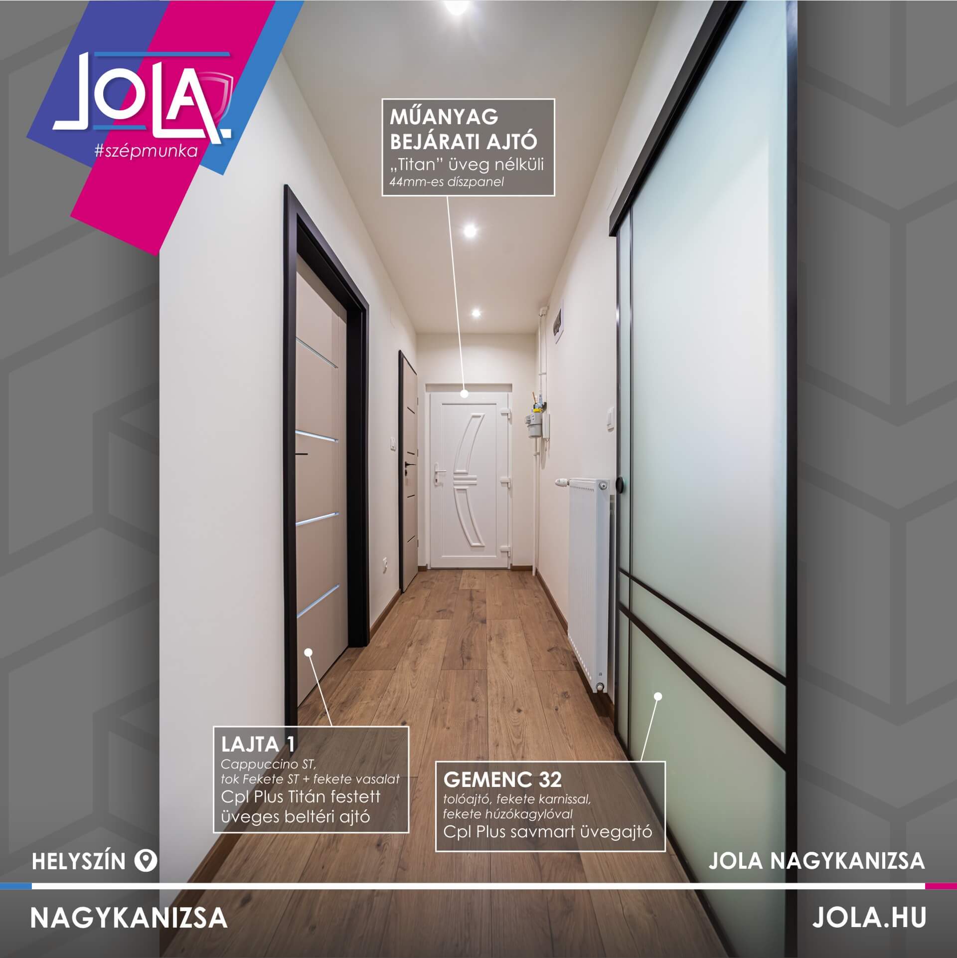 Jola beltéri ajtó | Referencia 004