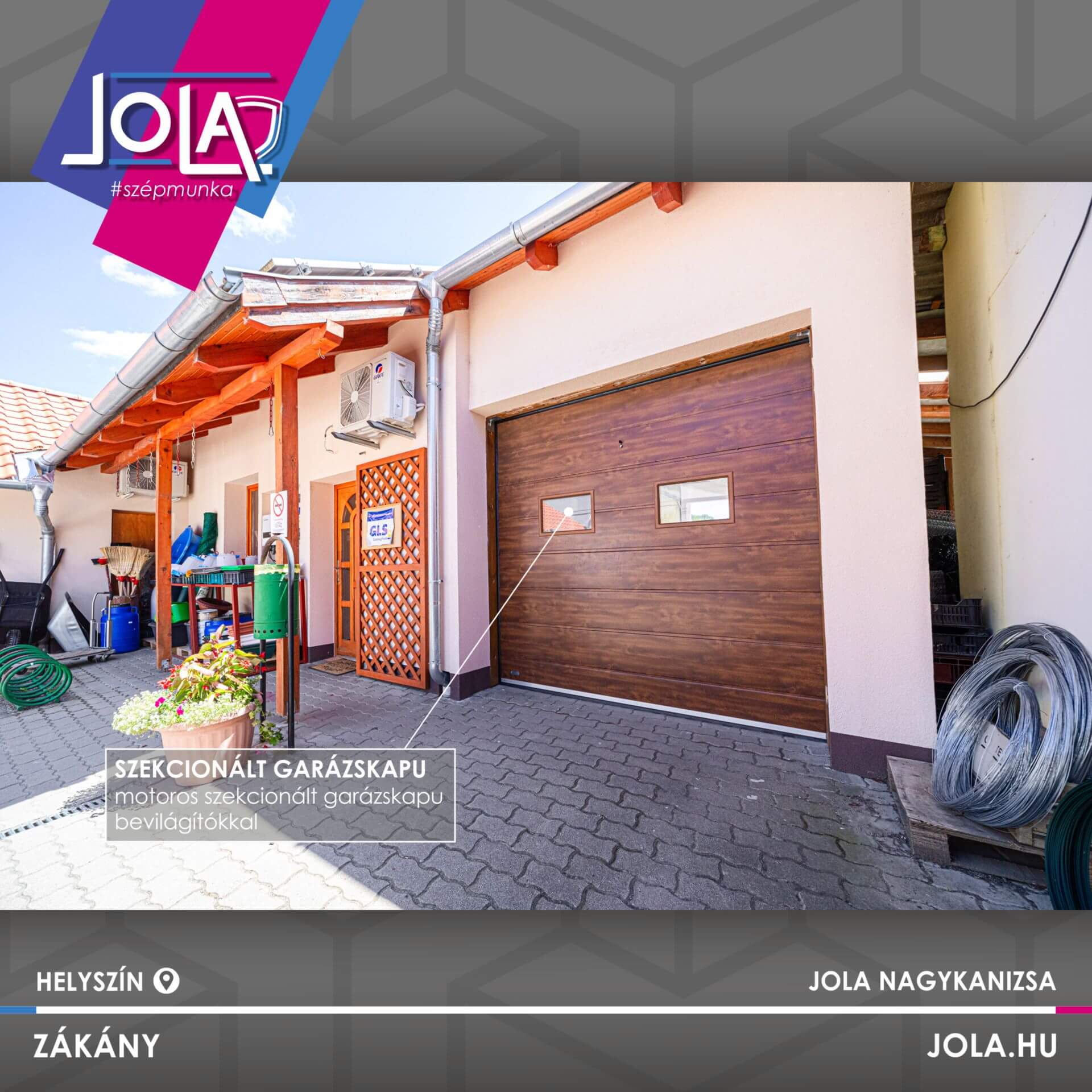 Jola garázskapu | Referencia 003