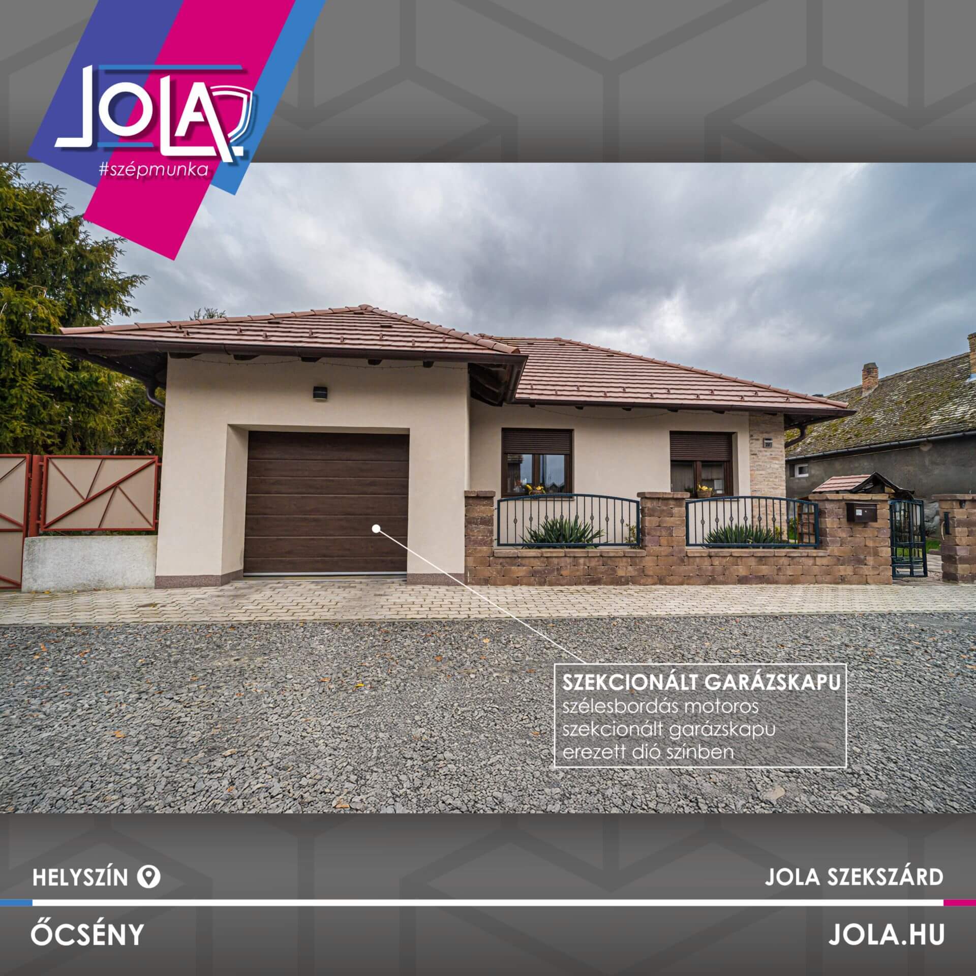 Jola garázskapu | Referencia 012