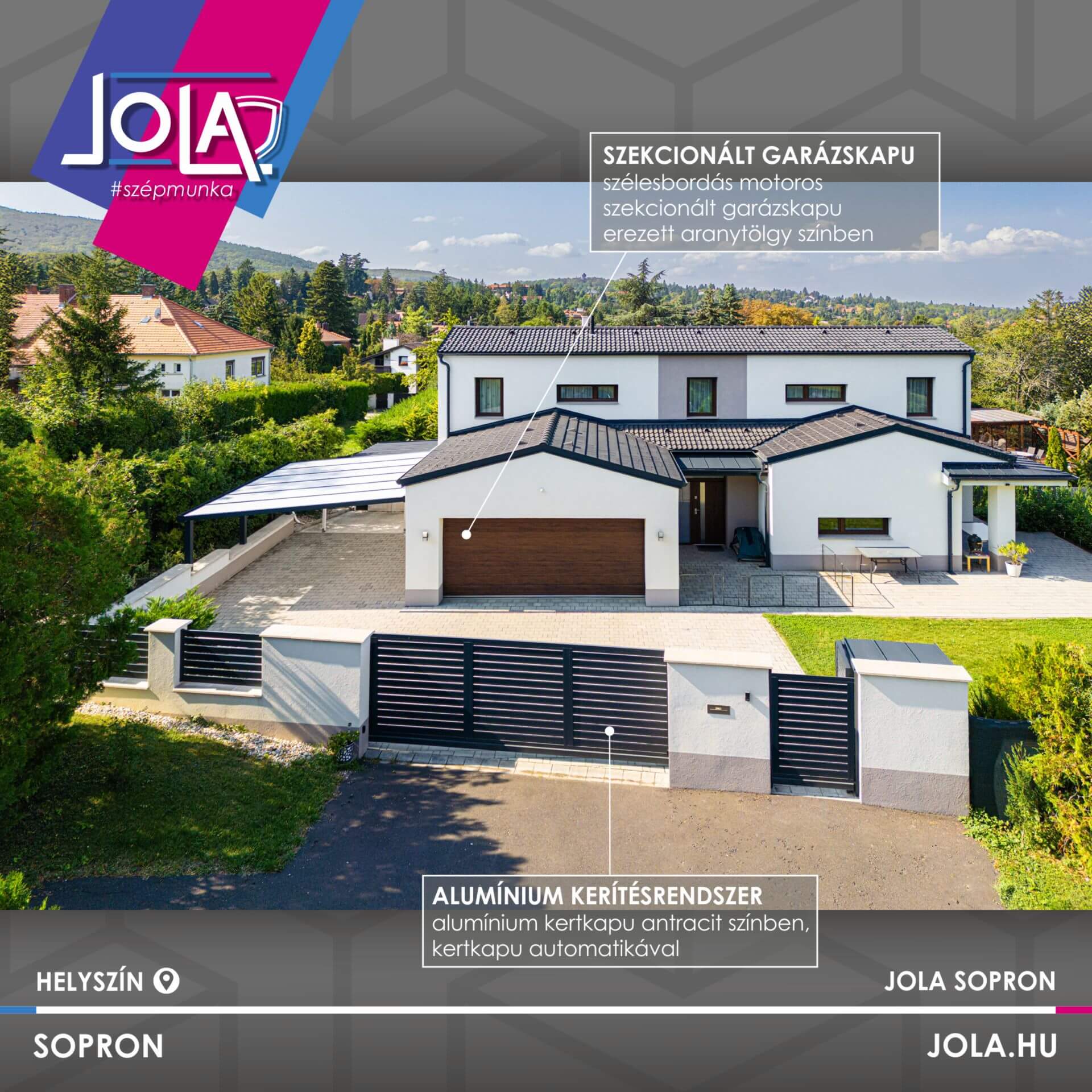 Jola garázskapu | Referencia 011