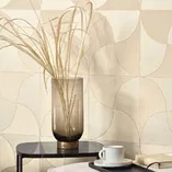 Virevolte - Beige ficelle tapéta - 1