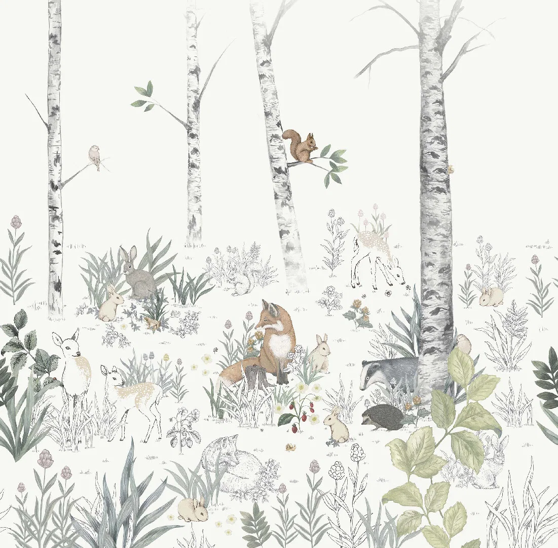 Magic Forest Mural panel