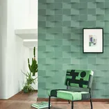 Blocks - Vert de gris tapéta - 1