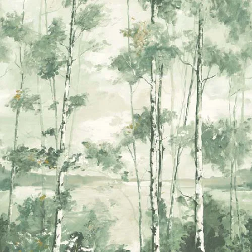 Foret Boréale_M Vert Eucalyptus panel