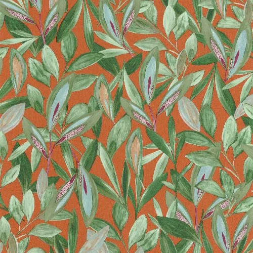 Hojas - Vert, orange tapéta