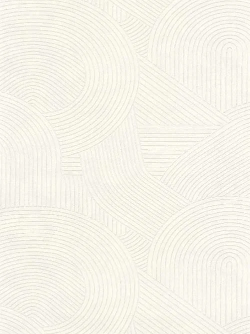 Jardin des Pierres - Blanc polaire tapéta