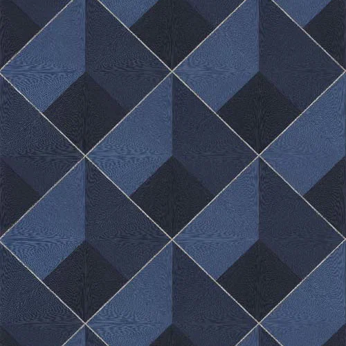 Losange - Bleu encre tapéta