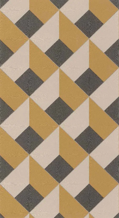 Losange - Jaune ocre tapéta