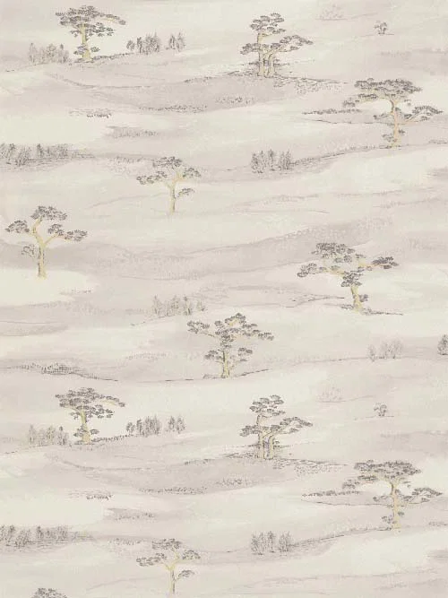 Mokuso - Gris plume tapéta