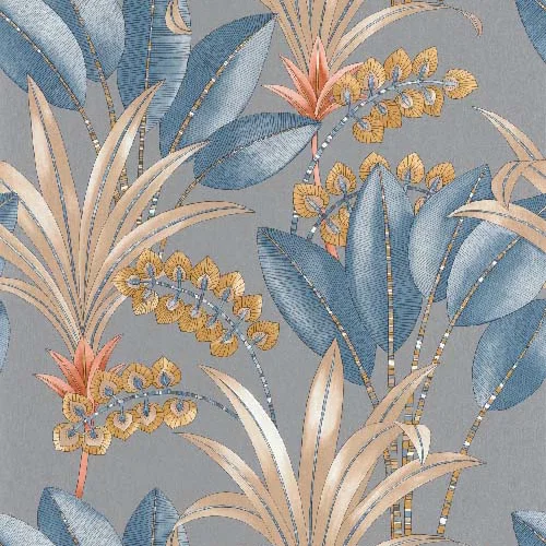Palma - Gris/bleu tapéta