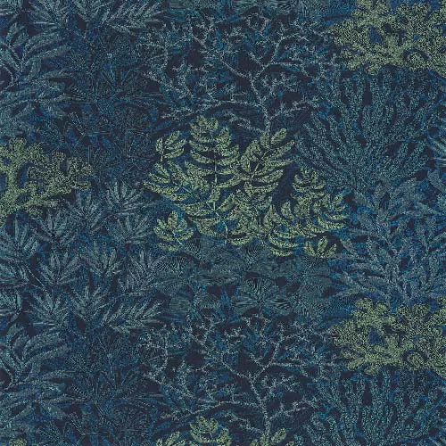 Récif - Bleu abysse tapéta