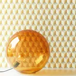 Rythm - Jaune ocre tapéta - 1