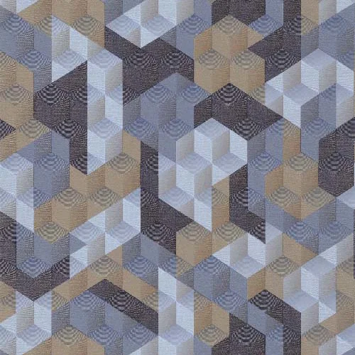 Tetrimino - Bleu encre tapéta