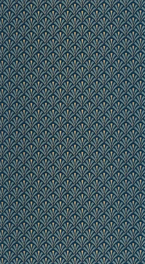Abundance - Bleu nuit dore tapéta