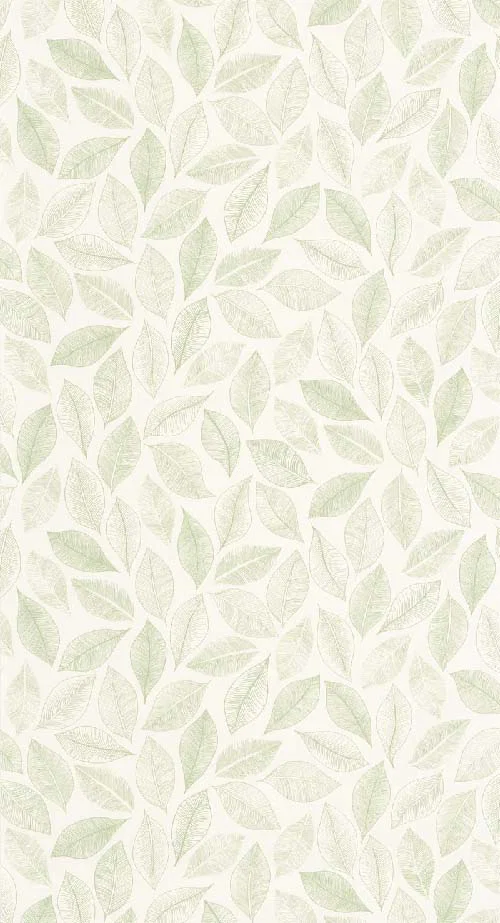 Bliss - Blanc vert mousse tapéta