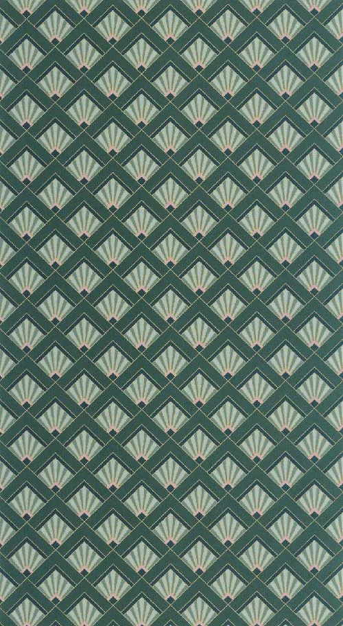 Effervescence - Vert emeraude violet dore tapéta