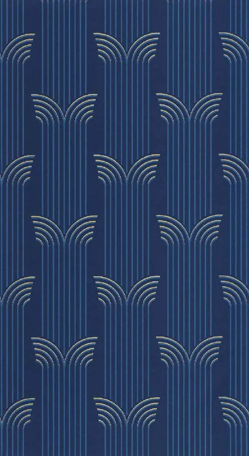 Glamour - Bleu d outre mer dore tapéta