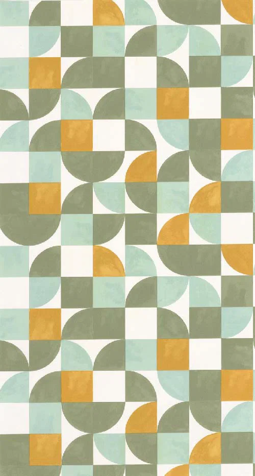 Happiness - Vert khaki orange tapéta