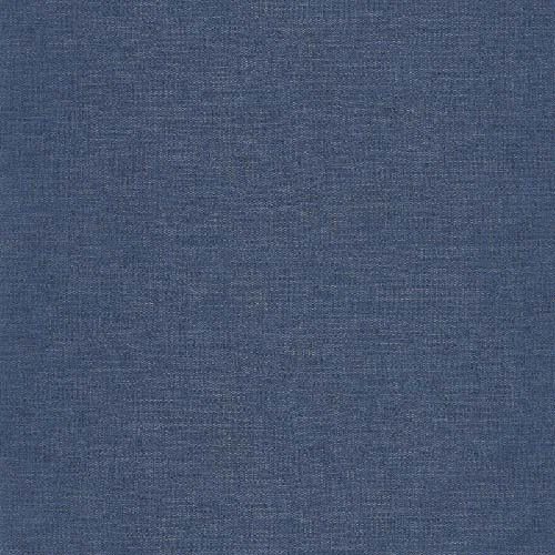Linen Uni Métallisé - Bleu jean cuivre tapéta