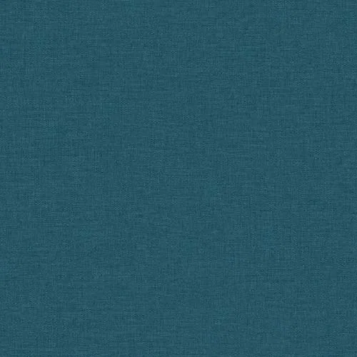 Linen Uni - Teal blue tapéta