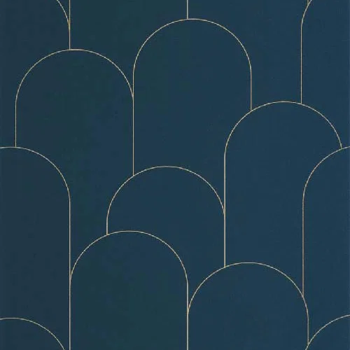 Ornament - Bleu nuit dore tapéta