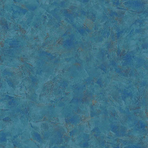 Patine Uni Métallisé - Bleu cuivre tapéta