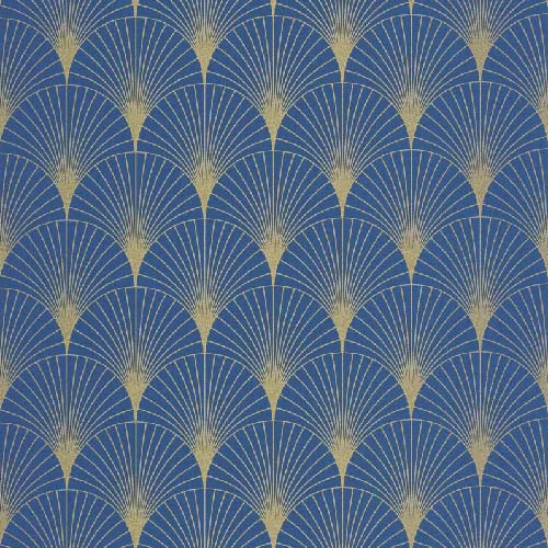 Prosperity - Bleu outre mer dore tapéta