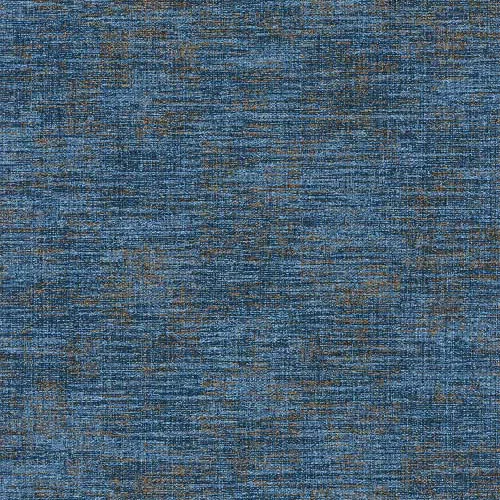 Velvet Uni Metallisé - Bleu nuit cuivre tapéta