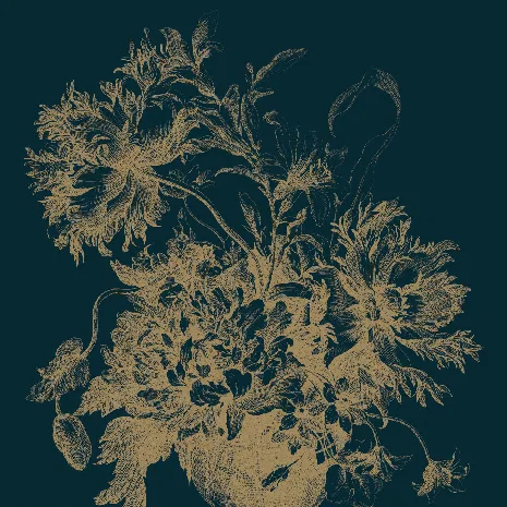 Blue flowers falpanel
