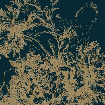 Blue flowers falpanel