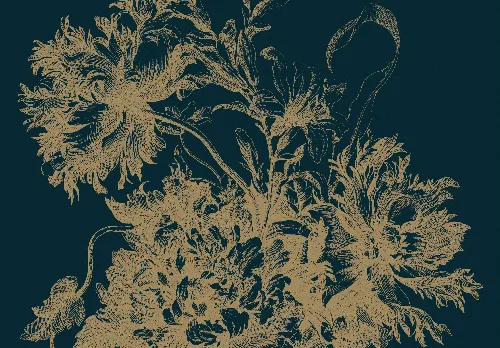 Blue flowers falpanel