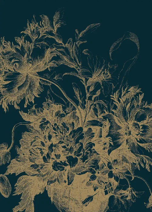 Blue flowers falpanel