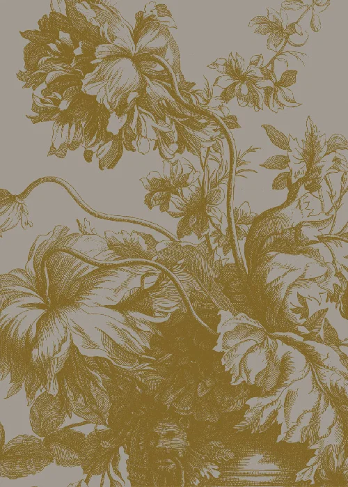Grey flowers falpanel