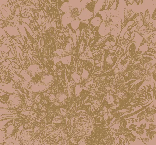Nude flowers panel