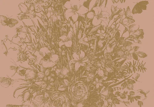 Nude flowers panel