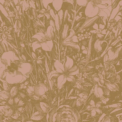 Nude flowers panel