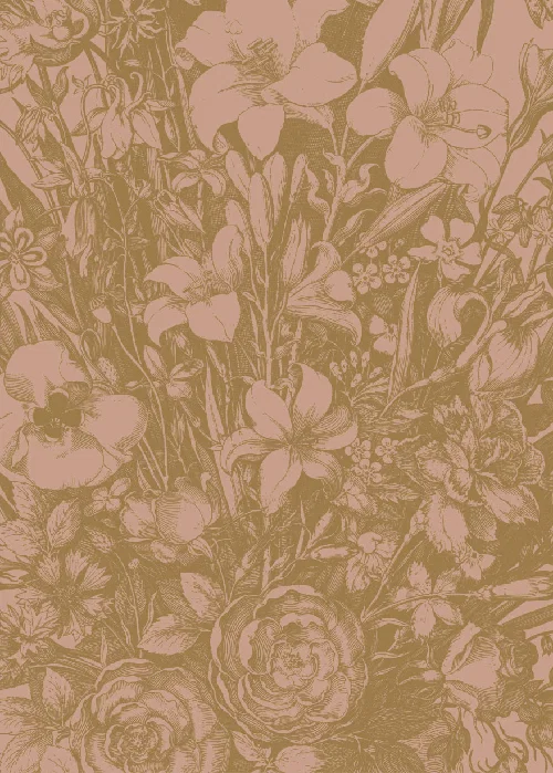 Nude flowers panel