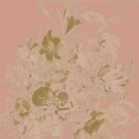 Nude golden age flowers panel