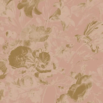 Nude golden age flowers panel
