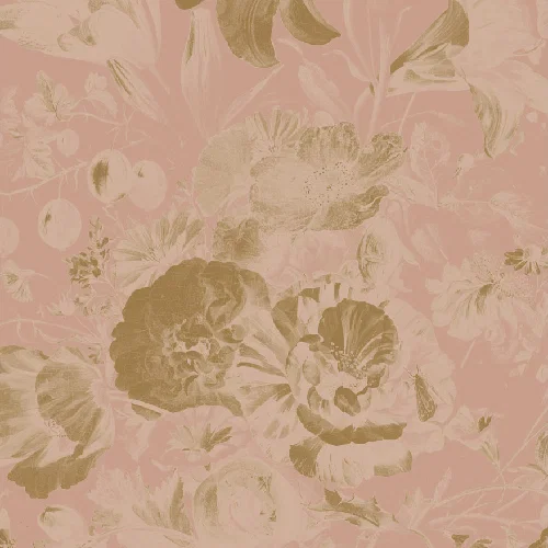 Nude golden age flowers panel