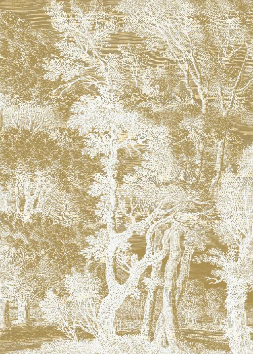 Off-white landscapes panel