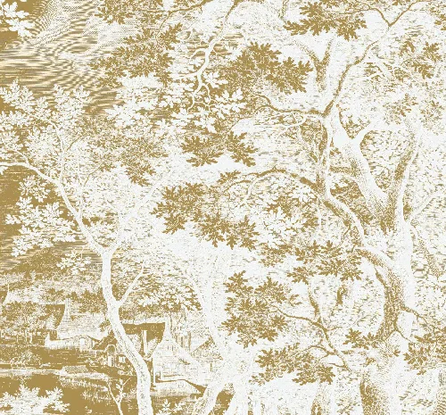 Off-white landscapes panel
