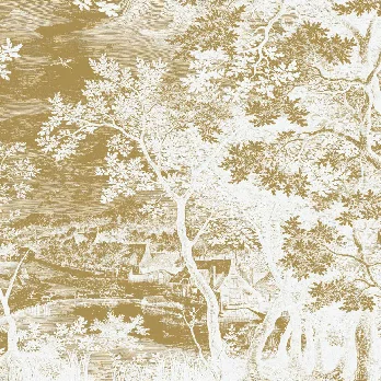 Off-white landscapes panel