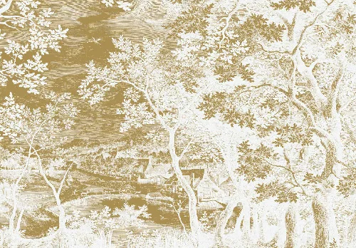Off-white landscapes panel