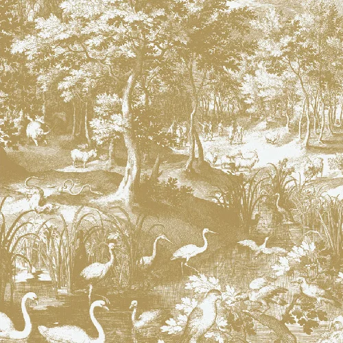Off-white landscapes panel