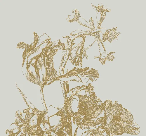 Sand flowers panel